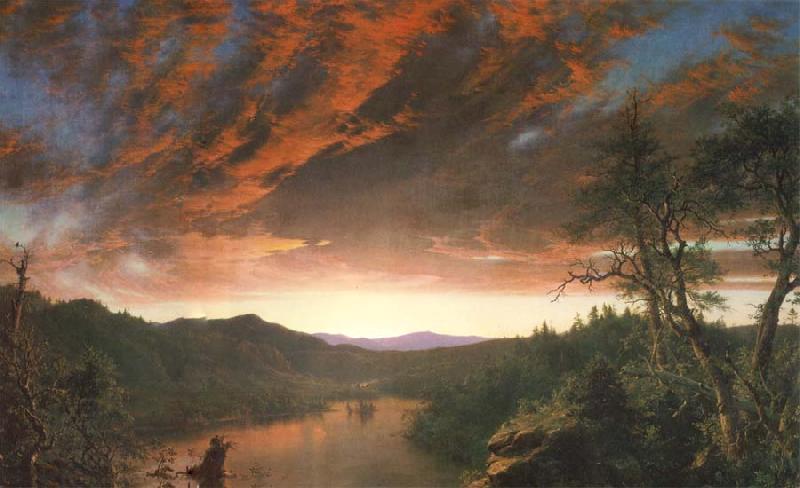 Frederick Edwin Church Dammerung in der Wildnis